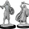 WizKids Role-playing Miniatures Pathfinder: Deep Cuts Unpainted Miniatures - Human Female Champion