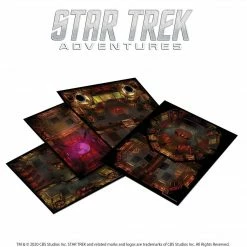 Modiphius Entertainment Role-Playing Games Star Trek Adventures: RPG - Next Generation Klingon Tile Set