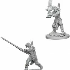 WizKids Role-playing Miniatures Pathfinder: Deep Cuts Unpainted Miniatures - Human Female Barbarian