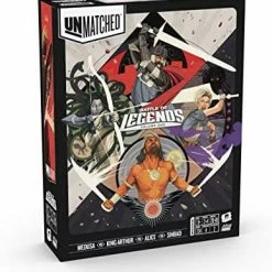 Restoration Games Board Games Unmatched: Battle Of Legends - Volume 1: King Arthur, Alice, Medusa, & Sinbad