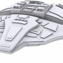 NECA Star Trek: Deep Cuts Unpainted Ships - JemHadar Attack Ship Role-playing Miniatures