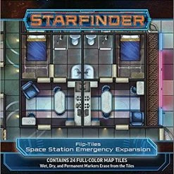 Paizo Role-Playing Games Starfinder: RPG - Flip-Tiles: Space Station Emergency Expansion
