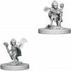NECA Pathfinder: Deep Cuts Unpainted Miniatures - Gnome Male Druid Role-playing Miniatures