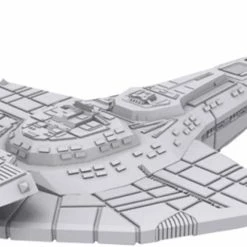 NECA Star Trek: Deep Cuts Unpainted Ships - Cardassian Galor Class Role-playing Miniatures