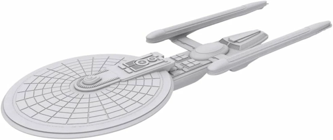 NECA Star Trek: Deep Cuts Unpainted Ships - Excelsior Class 3 NECA Star Trek: Deep Cuts Unpainted Ships - Excelsior Class