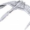 NECA Star Trek: Deep Cuts Unpainted Ships - Valdore Class Role-playing Miniatures