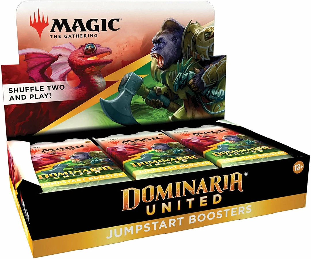 Wizards Of The Coast Magic: The Gathering - Dominaria United - Jumpstart Booster Display (18) Card Games 3 Wizards Of The Coast Magic: The Gathering - Dominaria United - Jumpstart Booster Display (18) Card Games