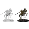 WizKids Pathfinder: Deep Cuts Unpainted Miniatures - Skeleton Knight On Horse