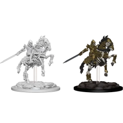 WizKids Pathfinder: Deep Cuts Unpainted Miniatures - Skeleton Knight On Horse