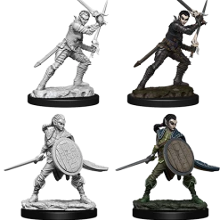 WizKids Role-playing Miniatures Pathfinder: Deep Cuts Unpainted Miniatures - Elf Female Fighter (73410)