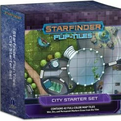 Paizo Starfinder: RPG - Flip-Tiles: City Starter Set Role-Playing Games