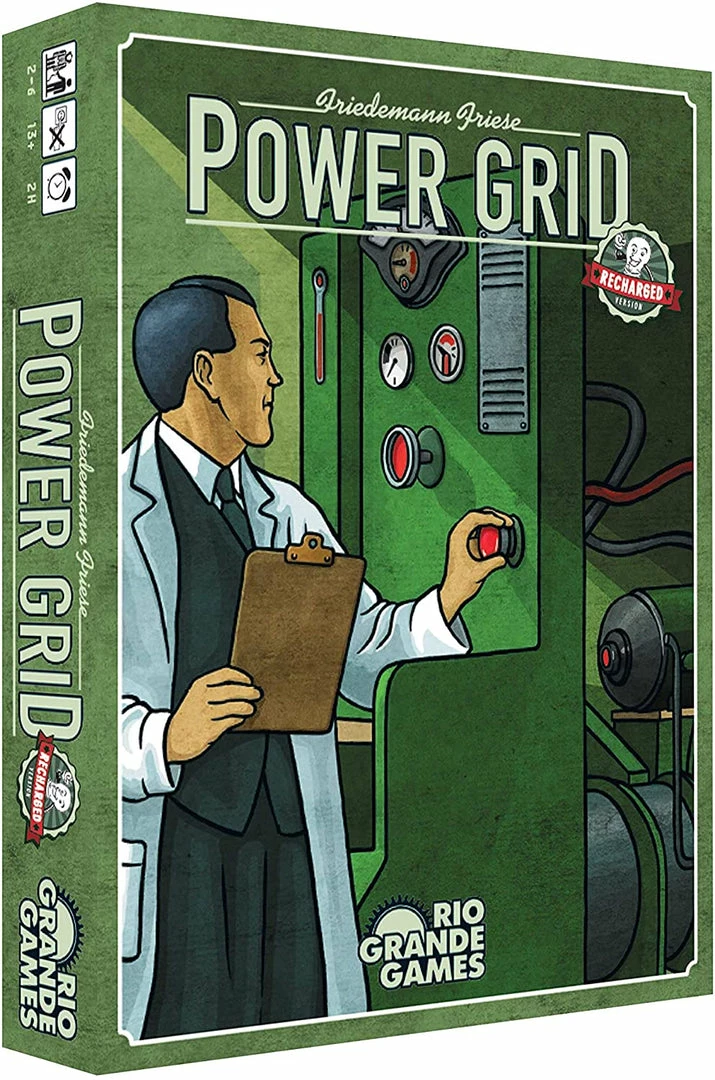 Rio Grande Games Board Games Power Grid: Recharged Edition 3 Rio Grande Games Board Games Power Grid: Recharged Edition