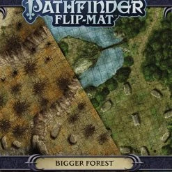 Paizo Pathfinder: RPG - Flip Mat: Bigger Forest Role-Playing Games