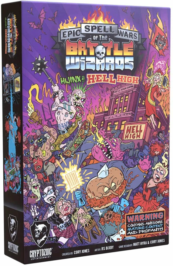 Cryptozoic Entertainment Epic Spell Wars Of The Battle Wizards: #5: Hijinx At Hell High (stand Alone Or Expansion) Card Games 3 Cryptozoic Entertainment Epic Spell Wars Of The Battle Wizards: #5: Hijinx At Hell High (stand Alone Or Expansion) Card Games