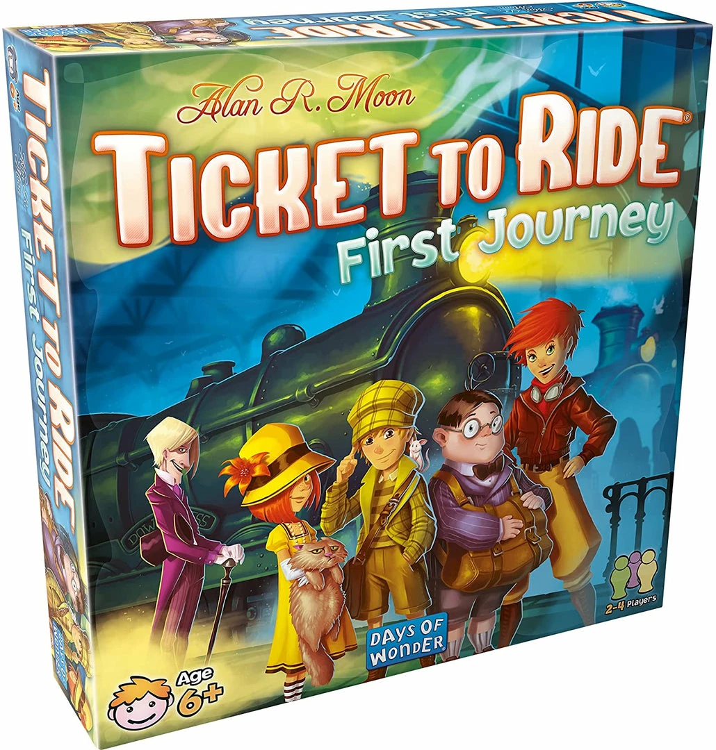 Days Of Wonder Ticket To Ride: First Journey Board Games 3 Days Of Wonder Ticket To Ride: First Journey Board Games