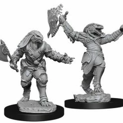 WizKids Nolzur's Marvelous Unpainted Miniatures - Female Dragonborn Fighter Role-playing Miniatures