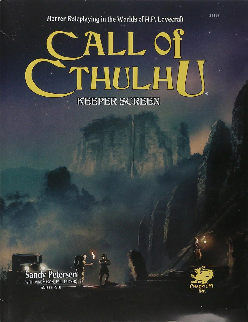 Chaosium Call Of Cthulhu - Keeper Screen Pack 3 Chaosium Call Of Cthulhu - Keeper Screen Pack