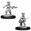 WizKids Pathfinder: Deep Cuts Unpainted Miniatures - Halfling Female Rogue