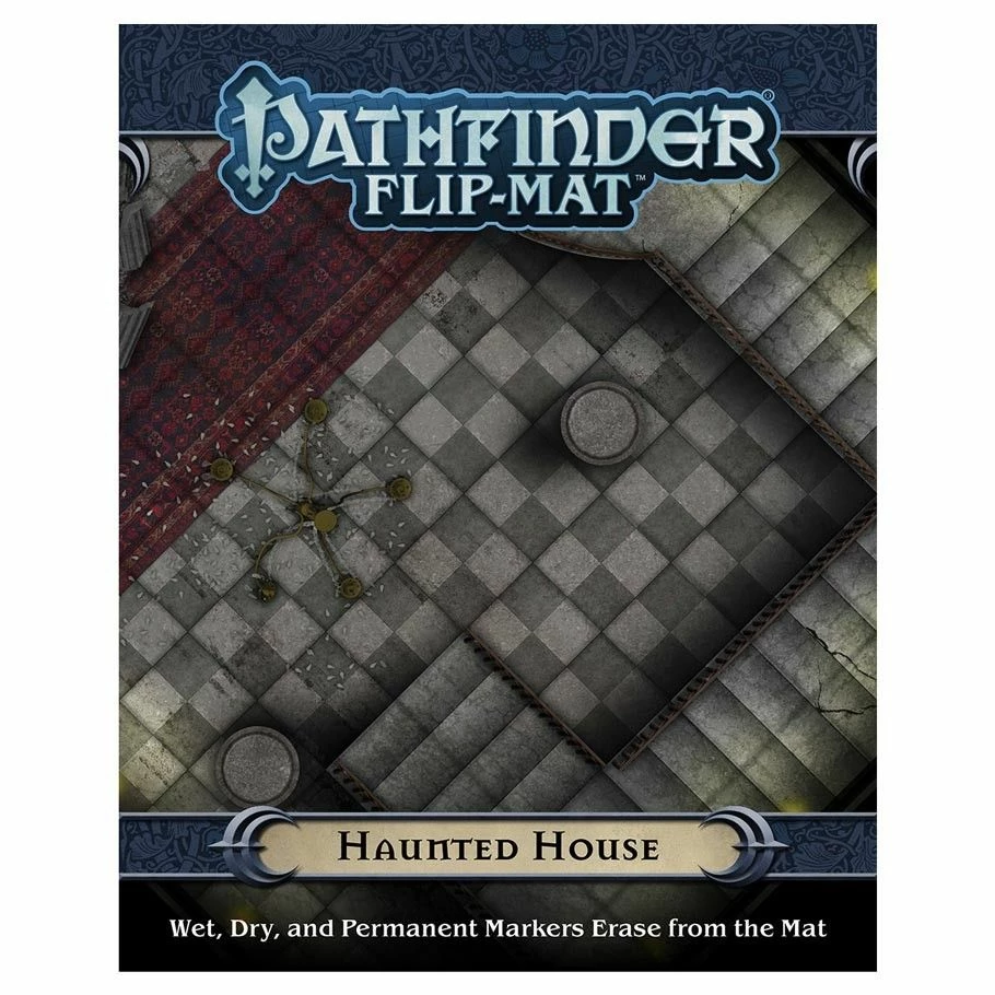 Paizo Role-Playing Games Pathfinder: RPG - Flip Mat: Haunted House 3 Paizo Role-Playing Games Pathfinder: RPG - Flip Mat: Haunted House