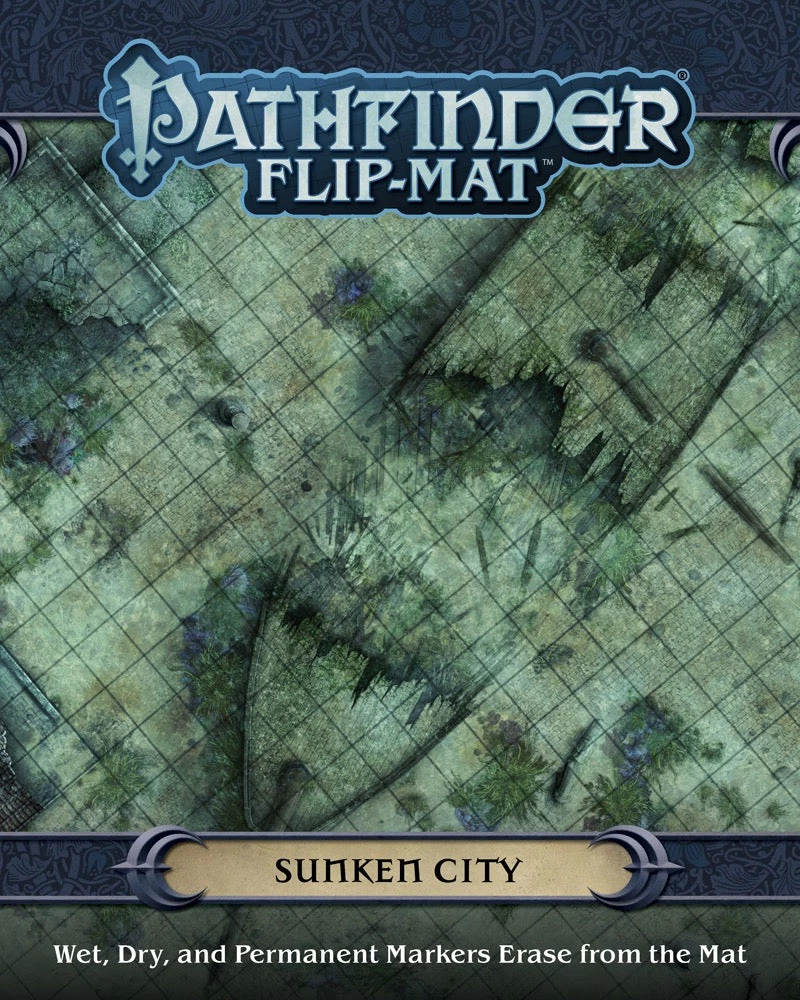 Paizo Pathfinder: RPG - Flip Mat: Sunken City 3 Paizo Pathfinder: RPG - Flip Mat: Sunken City