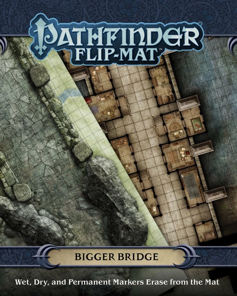 Paizo Pathfinder: RPG - Flip Mat: Bigger Bridge Role-Playing Games 3 Paizo Pathfinder: RPG - Flip Mat: Bigger Bridge Role-Playing Games