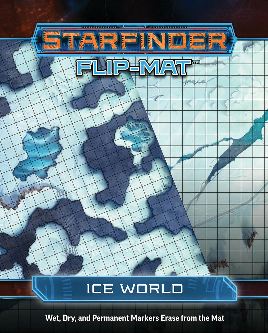 Paizo Starfinder: RPG - Flip-Mat: Ice World 3 Paizo Starfinder: RPG - Flip-Mat: Ice World