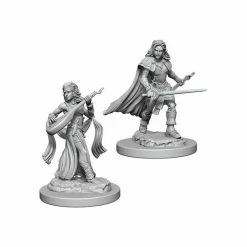 WizKids Pathfinder: Deep Cuts Unpainted Miniatures - Human Female Bard