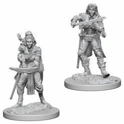 WizKids Role-playing Miniatures Pathfinder: Deep Cuts Unpainted Miniatures - Elf Female Bard