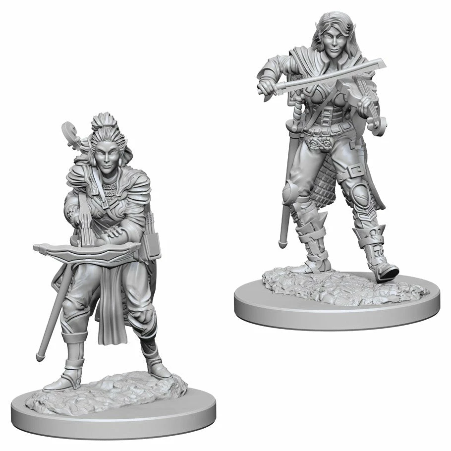 WizKids Role-playing Miniatures Pathfinder: Deep Cuts Unpainted Miniatures - Elf Female Bard 3 WizKids Role-playing Miniatures Pathfinder: Deep Cuts Unpainted Miniatures - Elf Female Bard