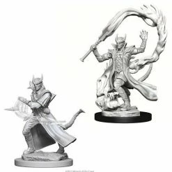 WizKids Nolzur's Marvelous Unpainted Miniatures - Tiefling Male Sorcerer Role-playing Miniatures
