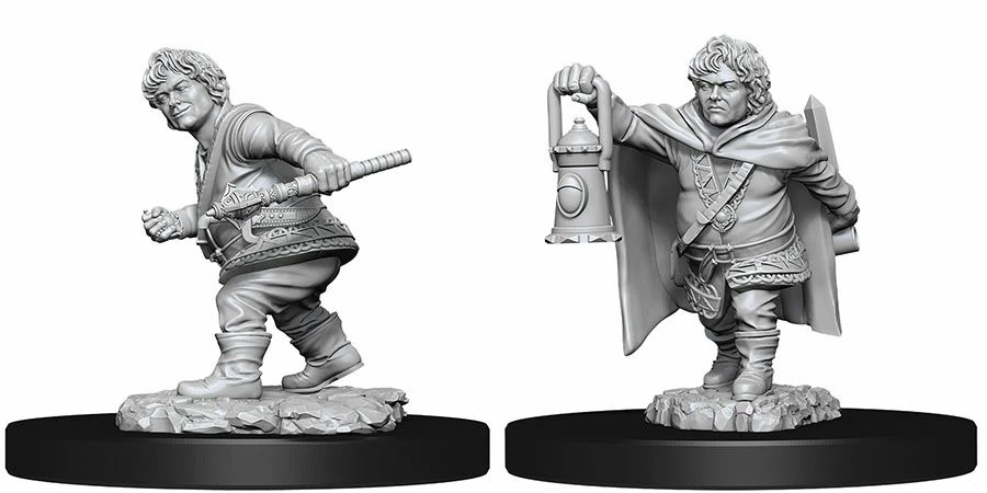 WizKids Nolzur's Marvelous Unpainted Miniatures - Male Halfling Rogue 3 WizKids Nolzur's Marvelous Unpainted Miniatures - Male Halfling Rogue
