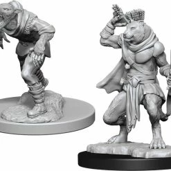 WizKids Nolzur's Marvelous Unpainted Miniatures - Wererat & Weretiger