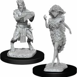 WizKids Role-playing Miniatures Nolzur's Marvelous Unpainted Miniatures - Satyr & Dryad