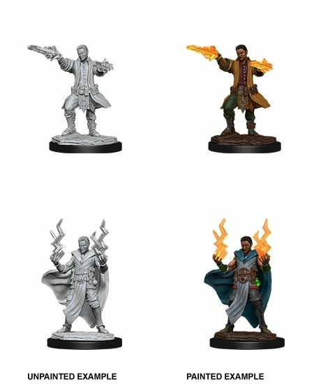 WizKids Nolzur's Marvelous Unpainted Miniatures - Male Human Sorcerer 3 WizKids Nolzur's Marvelous Unpainted Miniatures - Male Human Sorcerer