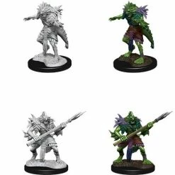 WizKids Nolzur's Marvelous Unpainted Miniatures - Sahuagin Role-playing Miniatures