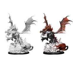WizKids Pathfinder: Deep Cuts Unpainted Miniatures - Nightmare Dragon Role-playing Miniatures
