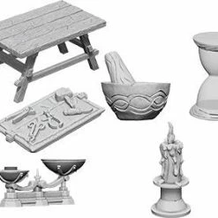 Wizkids: Deep Cuts Unpainted Miniatures - Workbench & Tools Role-playing Miniatures
