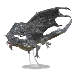WizKids Role-playing Miniatures Icons Of The Realms - Adult Silver Dragon