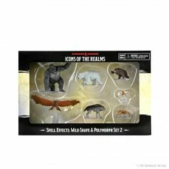 WizKids Role-playing Miniatures Icons Of The Realms: Spell Effects - Wild Shape & Polymorph Set 2
