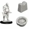 Wizkids: Deep Cuts Unpainted Miniatures - Executioner & Chopping Block