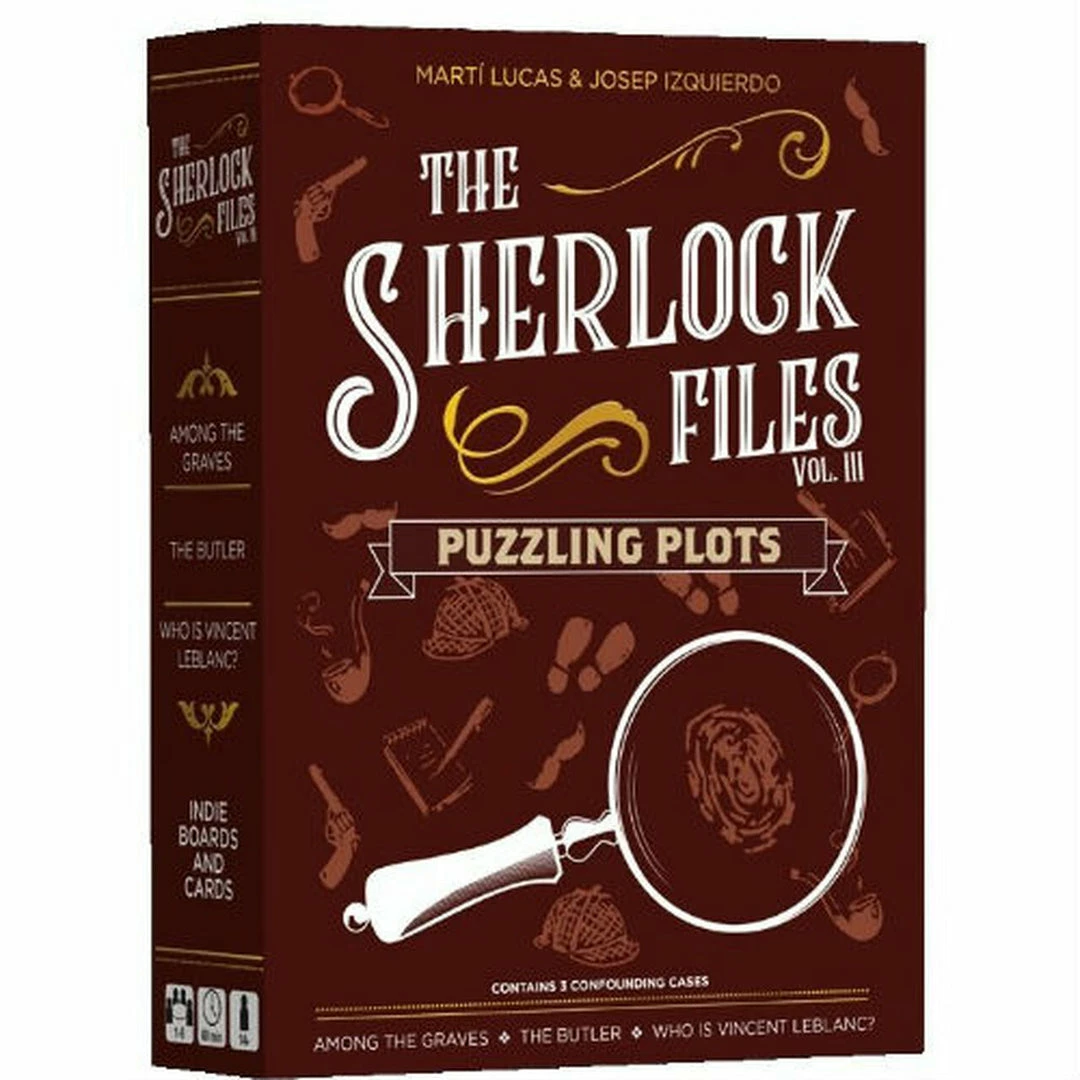 Indie Boards & Cards Sherlock Files - Volume III: Puzzling Plots 3 Indie Boards & Cards Sherlock Files - Volume III: Puzzling Plots