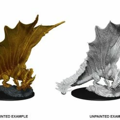 WizKids Nolzur's Marvelous Unpainted Miniatures - Young Gold Dragon Role-playing Miniatures