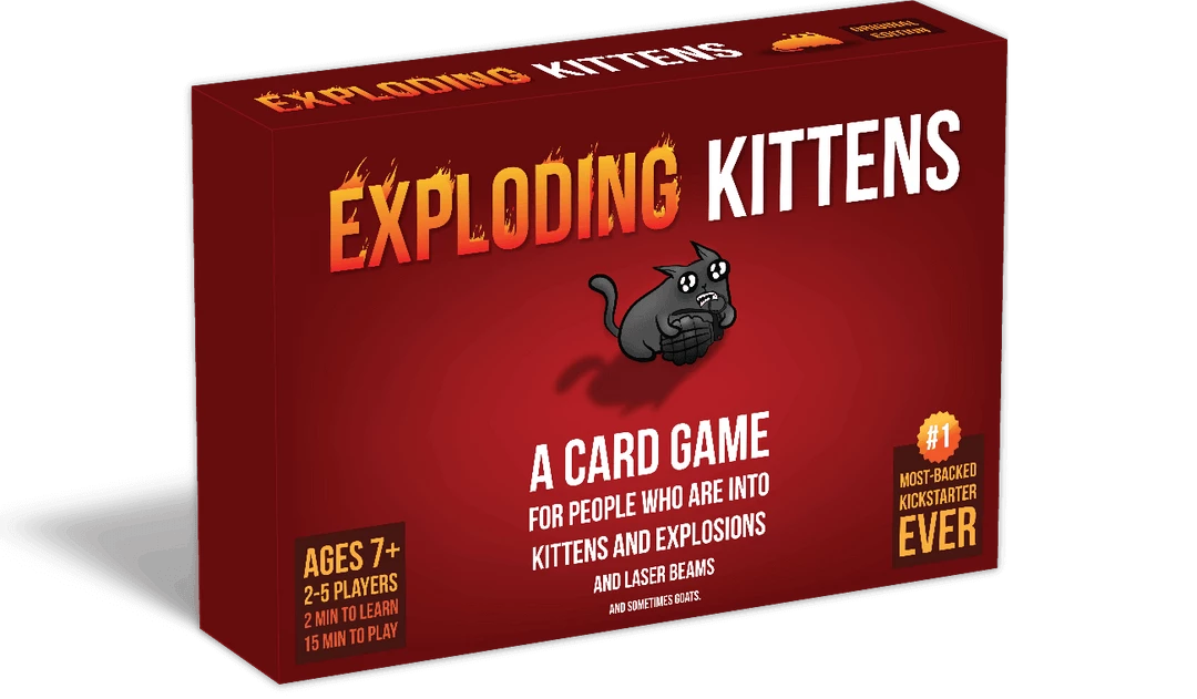 Exploding Kittens Inc. Exploding Kittens: Original Edition Card Games 3 Exploding Kittens Inc. Exploding Kittens: Original Edition Card Games
