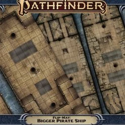 Paizo Pathfinder: RPG - Flip Mat: Bigger Pirate Ship