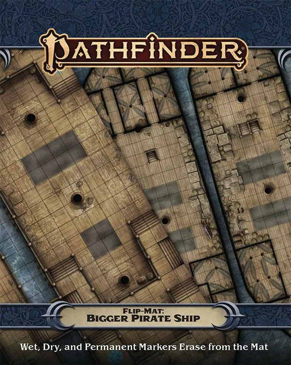 Paizo Pathfinder: RPG - Flip Mat: Bigger Pirate Ship 3 Paizo Pathfinder: RPG - Flip Mat: Bigger Pirate Ship