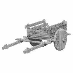 Role-playing Miniatures Wizkids: Deep Cuts Unpainted Miniatures - 2-Wheel Cart