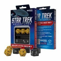 Modiphius Entertainment Star Trek Adventures: RPG - Operations Gold Dice Set