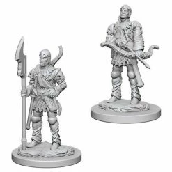 WizKids Pathfinder: Deep Cuts Unpainted Miniatures - Town Guards Role-playing Miniatures