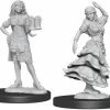 WizKids Pathfinder: Deep Cuts Unpainted Miniatures - Bartender & Dancing Girl