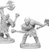 WizKids Pathfinder: Deep Cuts Unpainted Miniatures - Half-Orc Male Barbarian